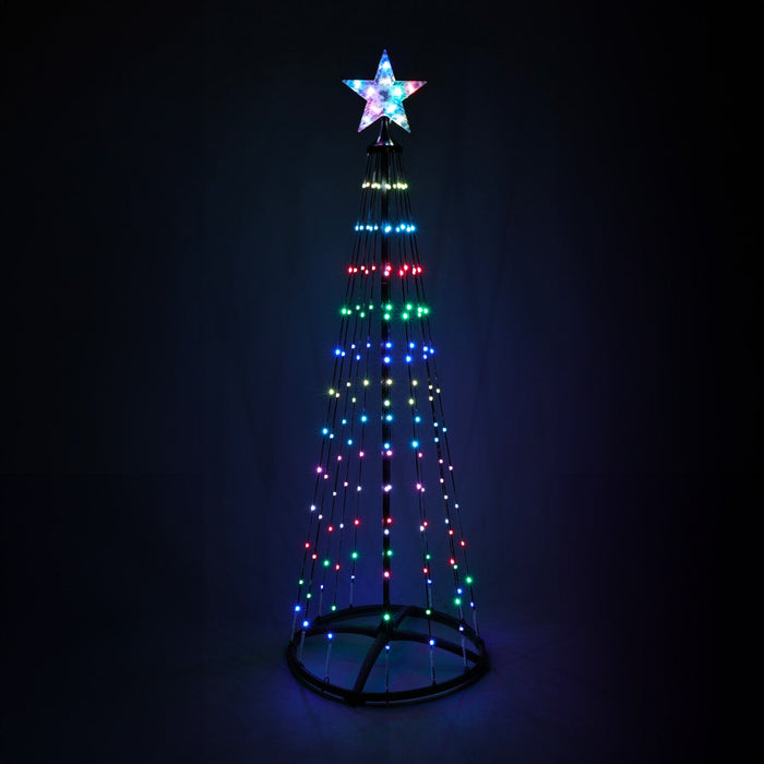 154 LED Strand Tree with Star 150cm - available in 2 Colours - Christmas Factory