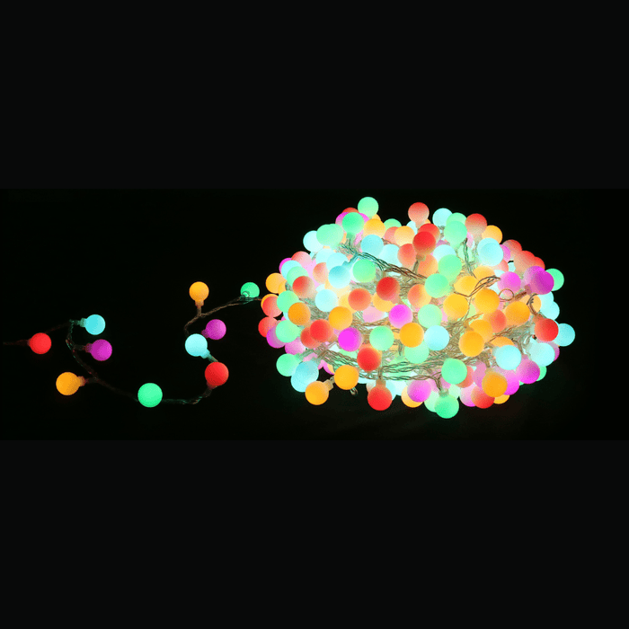 400 LED Frosted Ball Lights - available in 2 Colours - Christmas Factory