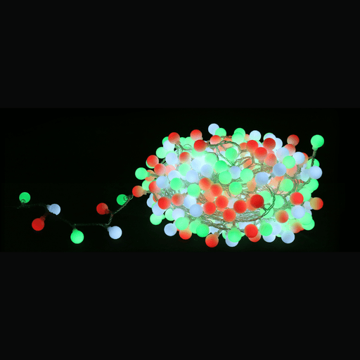 400 LED Frosted Ball Lights - available in 2 Colours - Christmas Factory