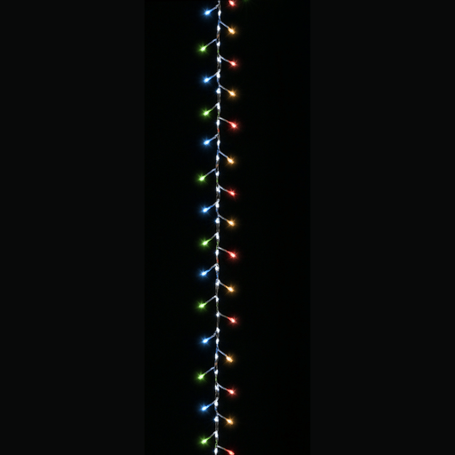 450 LED Cluster Light with White Waterfall Core - available in 3 Colours - Christmas Factory