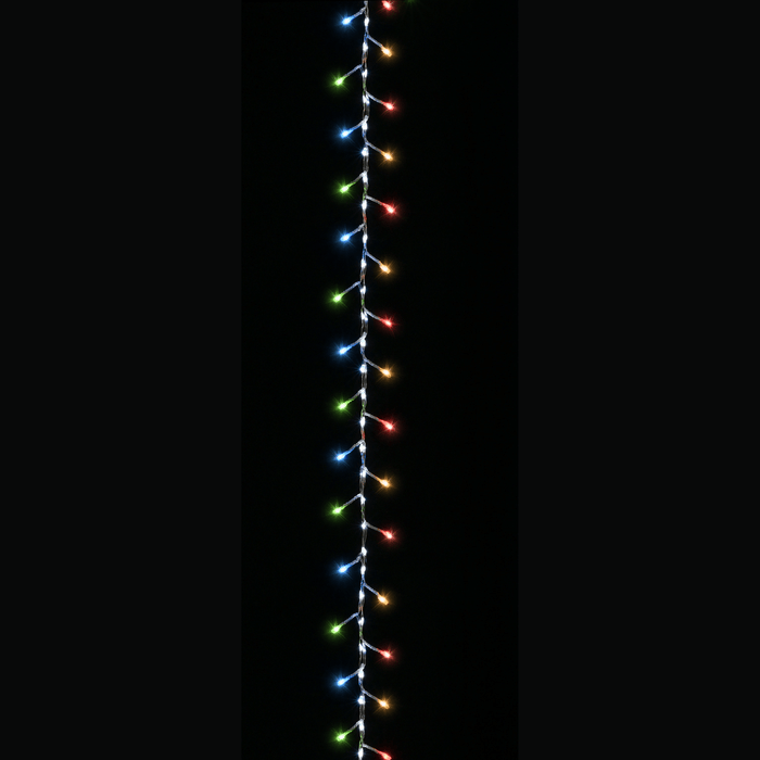 450 LED Cluster Light with White Waterfall Core - available in 3 Colours - Christmas Factory