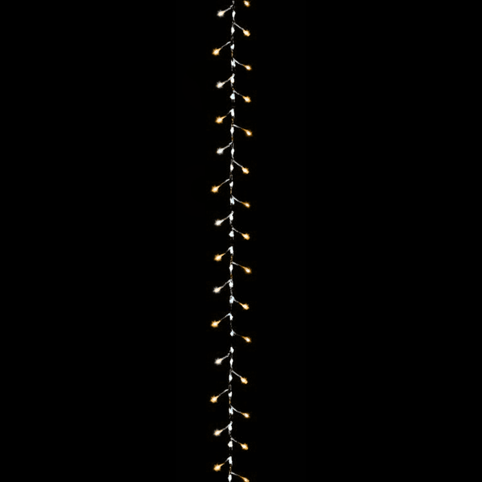 450 LED Cluster Light with White Waterfall Core - available in 3 Colours - Christmas Factory