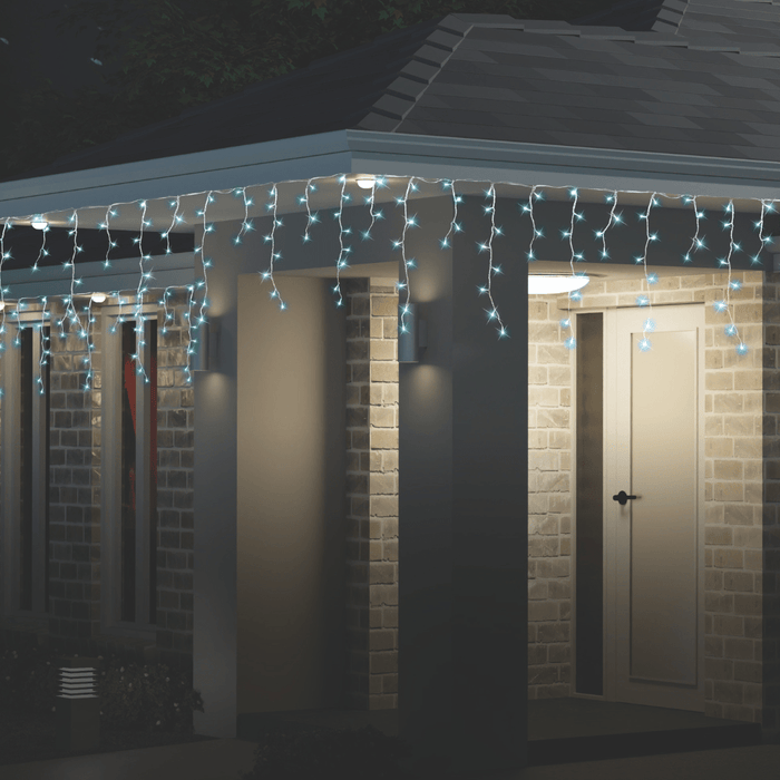 500 LED Icicle Lights – available in 6 Colors - Christmas Factory