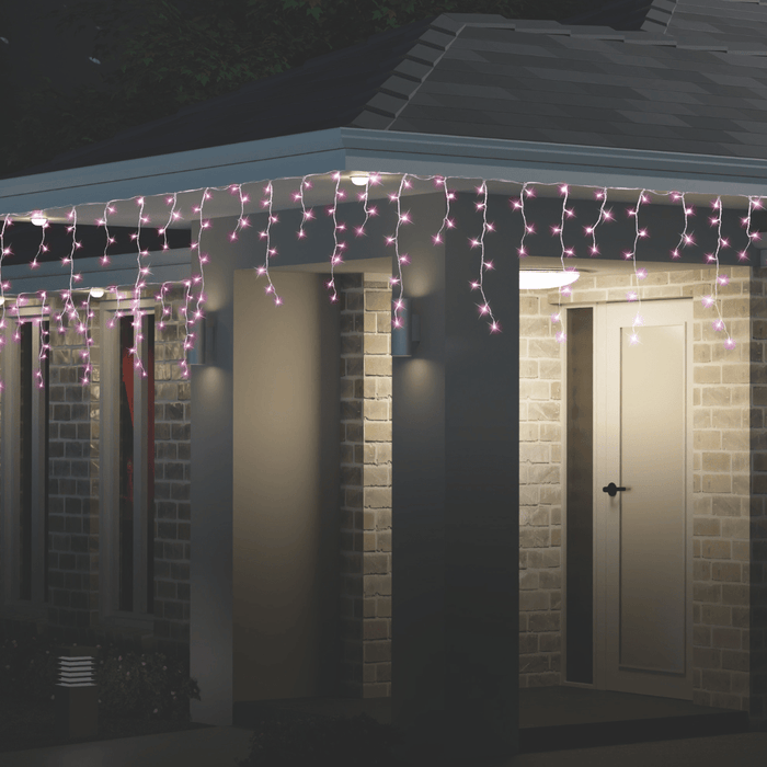 500 LED Icicle Lights – available in 6 Colors - Christmas Factory