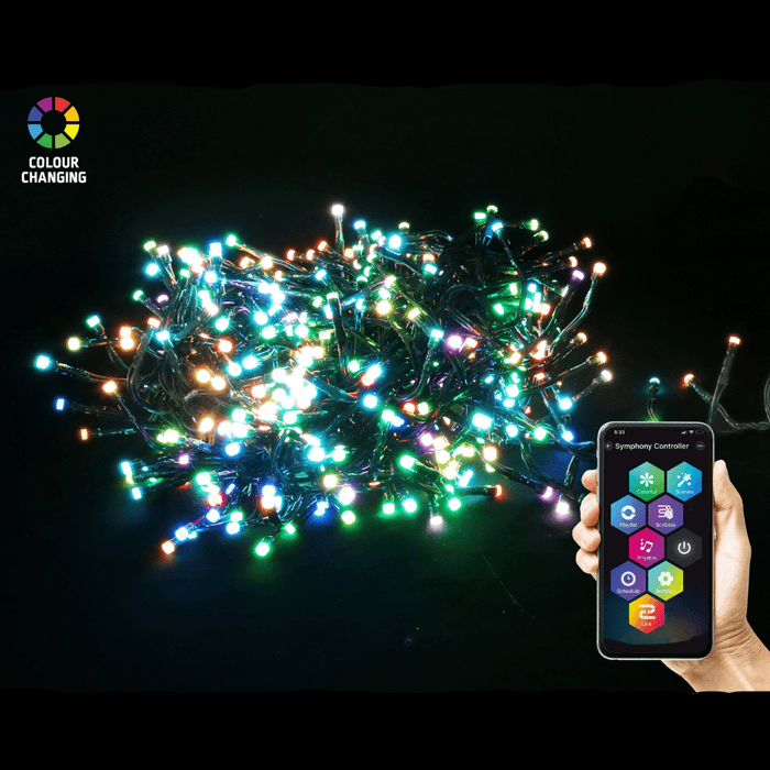 App Controlled 200 LED Lightshow Fairy Lights - Christmas Factory