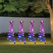 App Controlled LED Lightshow Spiral Trees 4 Pieces - Christmas Factory