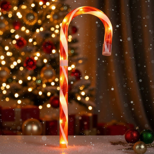 Battery Operated 20 LED Candy Cane 75cm - Christmas Factory