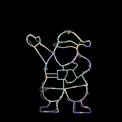 Battery Operated 24 LED Christmas Figure - available in 4 Designs - Christmas Factory