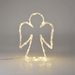 Battery Operated 50 LED Angel in Warm White 31cm - Christmas Factory