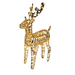 Battery Operated 60 LED Shiny Gold Reindeer 60cm - Christmas Factory