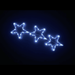 Battery Operated 85 LED Curtain Light with Stars - available in 2 Colours - Christmas Factory