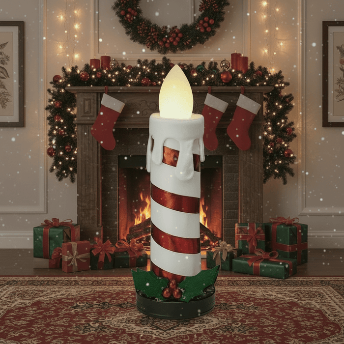 Battery Operated Collapsible Candle with Music - Christmas Factory