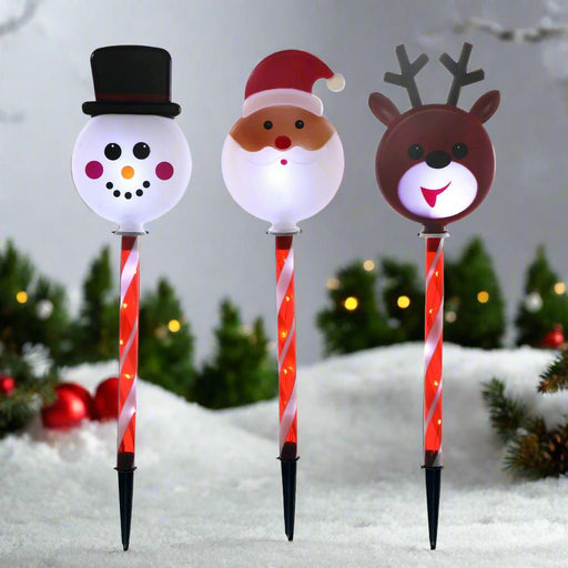 Character Path Light (3pc) - Christmas Factory