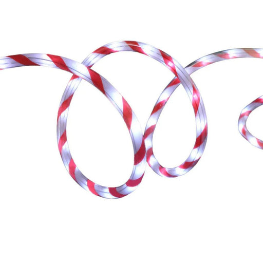 LED Candy Cane Ropelight 20m - Christmas Factory