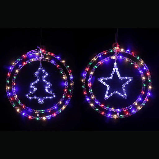 LED Crystal Rings with Motif - available in 2 Designs - Christmas Factory