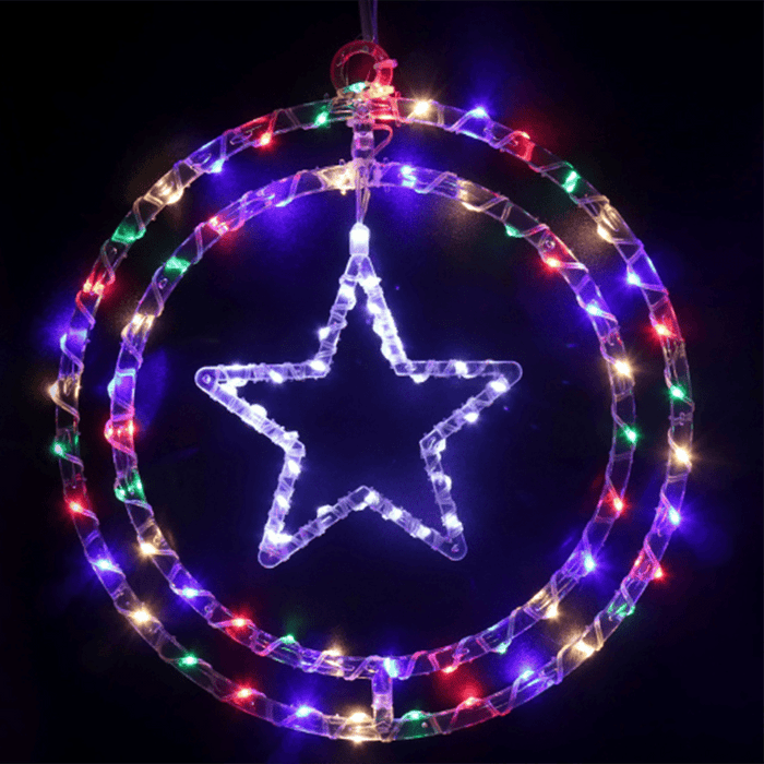 LED Crystal Rings with Motif - available in 2 Designs - Christmas Factory