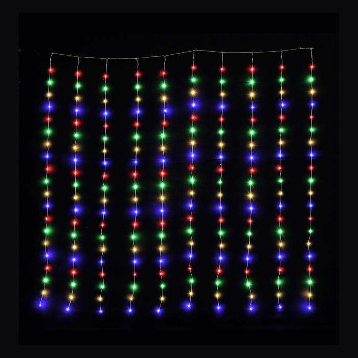 LED Dew Drop Curtain Light - available in 2 Colours - Christmas Factory