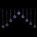 LED Dew Drop Star Curtain Light - available in 2 Colours - Christmas Factory