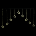 LED Dew Drop Star Curtain Light - available in 2 Colours - Christmas Factory