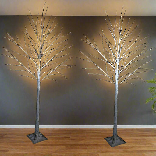 LED Dual Colour Birch Tree (180cm) - Christmas Factory
