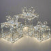 LED Flashing Curly Wire Presents Cool - Warm (3pc) - Christmas Factory
