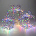 LED Flashing Curly Wire Presents Multi (3pc) - Christmas Factory