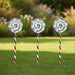 LED Flashing Peppermint Lollipop Path Lights (3pk) - Christmas Factory