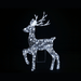 LED Flashing PVC Spun Reindeer 115cm - Christmas Factory