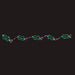 LED Flashing Ropelight Holly Garland (5 Leaves) - 2.8m - Christmas Factory
