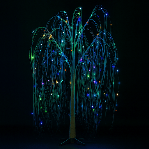 LED Flashing Willow Tree (1.2m) - Christmas Factory