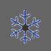LED Flexi Strip Melting Snowflake White/Blue - Christmas Factory