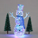 LED Iridescent PVC Snowman - Christmas Factory