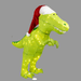 LED Mesh Tinsel Dinosaur Flashing 125cm - Christmas Factory