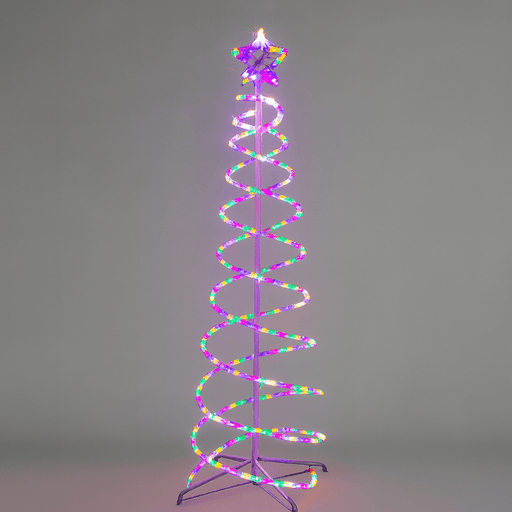 LED Multi Double Spiral Tree (1.8m) - Christmas Factory