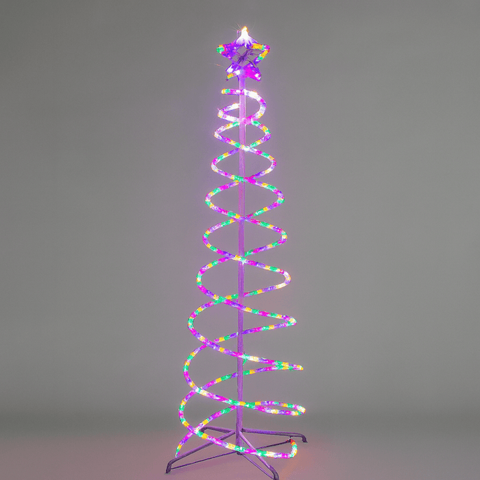 LED Multi Double Spiral Tree (1.8m) - Christmas Factory