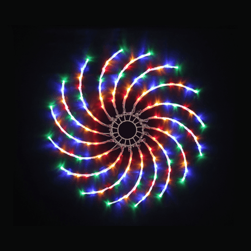 LED Multicolour Spinner Wheel - Christmas Factory