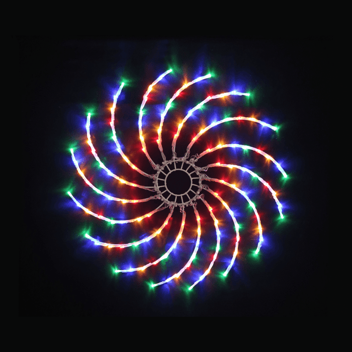 LED Multicolour Spinner Wheel - Christmas Factory