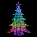 LED Rainbow Acrylic Tree with Bluetooth App Control – 100cm - Christmas Factory