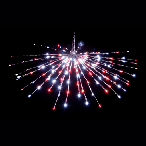 LED Silver Foil Sparkler 70cm - available in 2 Colours - Christmas Factory