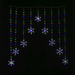 LED Snowflake Curtain Light in Multicolour - Christmas Factory
