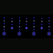 LED Snowflake Icicle Lights 180cm - availale in 2 Colours - Christmas Factory