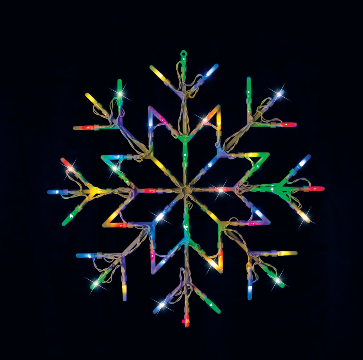 LED Snowflake Silhouette Flashing available in 2 Colors — Christmas Factory