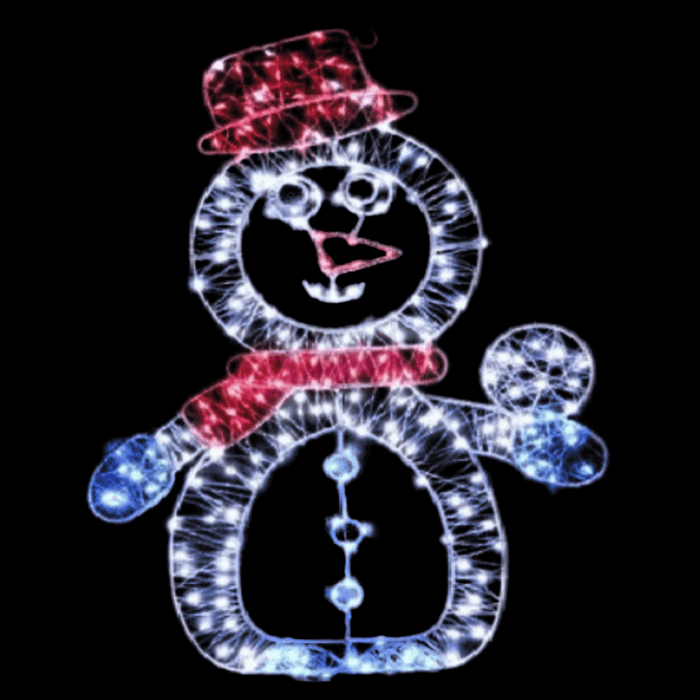 LED Starry Wire Character Motif - available in 2 Designs - Christmas Factory