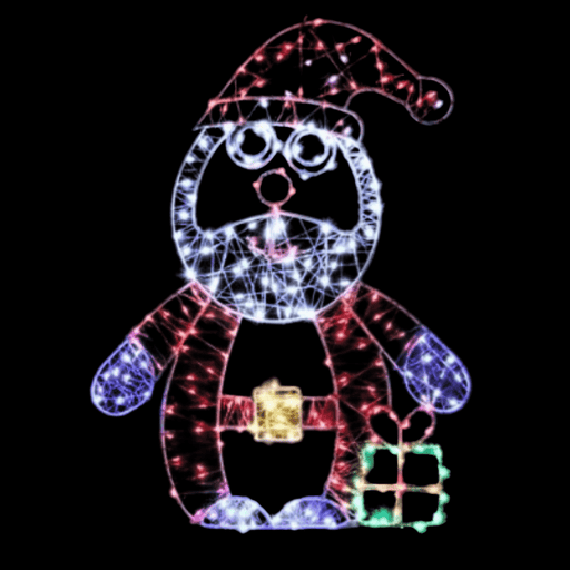 LED Starry Wire Character Motif - available in 2 Designs - Christmas Factory