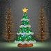 LED Tinsel Mesh Tree with Pinecone Bulbs - Christmas Factory