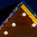 LED Twinkle Petal Balls 10cm 5 - Pack Cool - Warm White or Multicolor - Christmas Factory