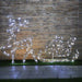 LED Twinkling Beaded Stars Reindeer with Sleigh - Christmas Factory