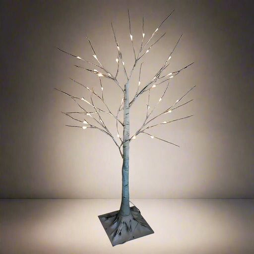 LED Warm Birch Tree Steady (90cm) - Christmas Factory