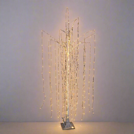 LED Warm Flexi Cable Pin Lights Willow Tree (180cm) - Christmas Factory