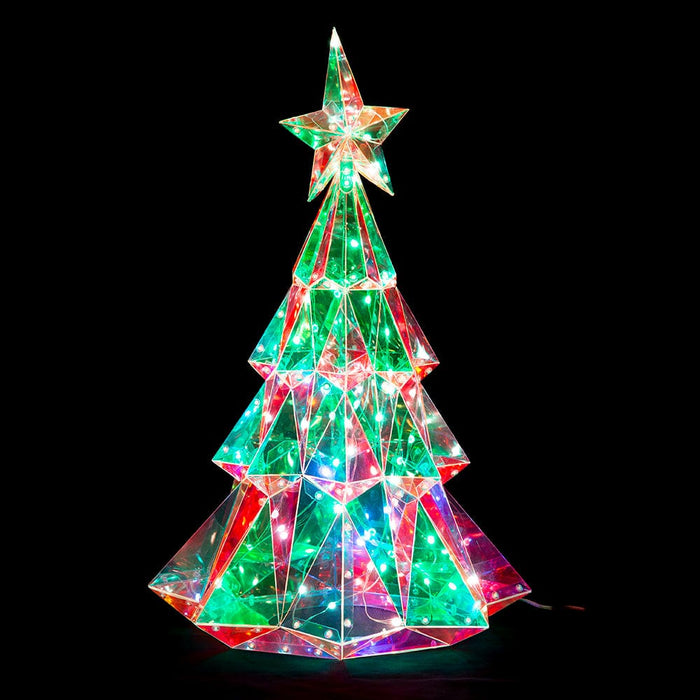 New Arrival: LED Dreamlight Tiered Tree – 80 Colour - Changing LEDs, 65cm - Christmas Factory